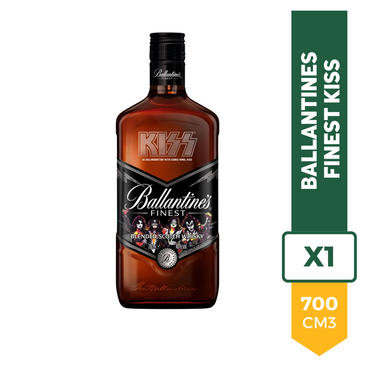 Whisky Ballantine's Finest Limited Edition Kiss 700ml – La Barra