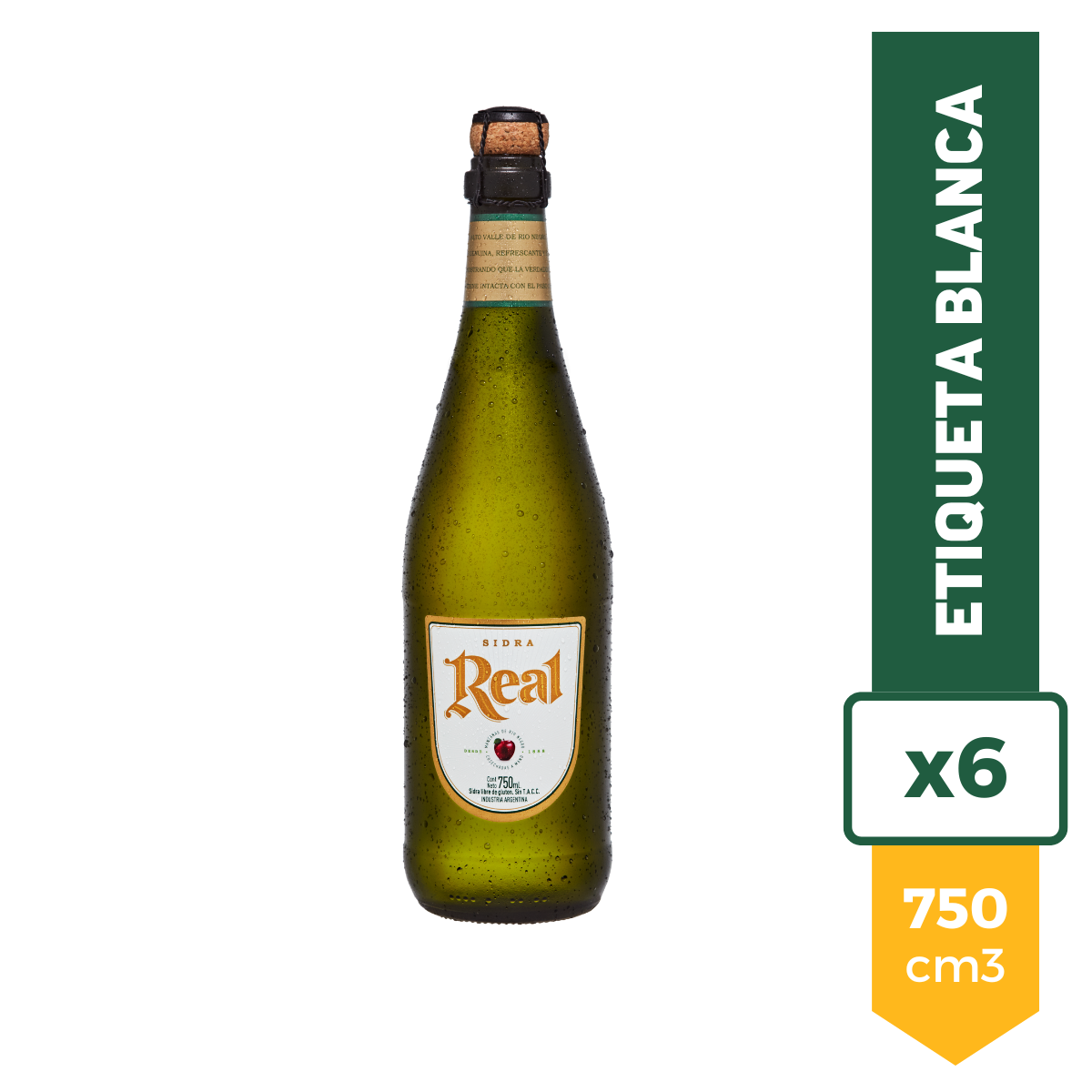 SIDRA REAL ETIQUETA BLANCA 6X750 - alternate view