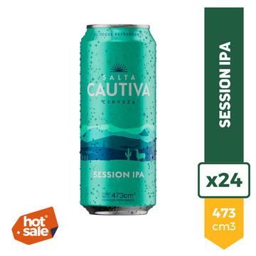 Cerveza Salta Cautiva Session IPA 473ml x24