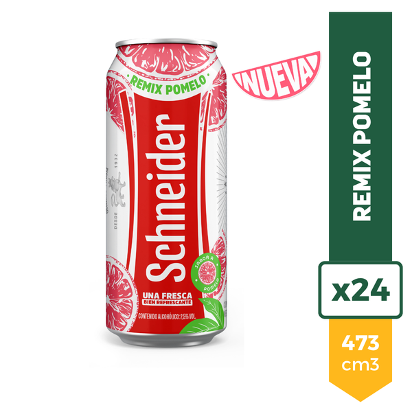 Cerveza Schneider Remix Pomelo 473ml x24