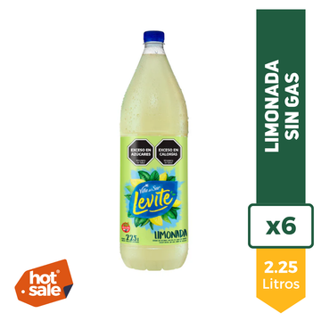 Agua Saborizada Levite Limonada Sin Gas 2.25L x6