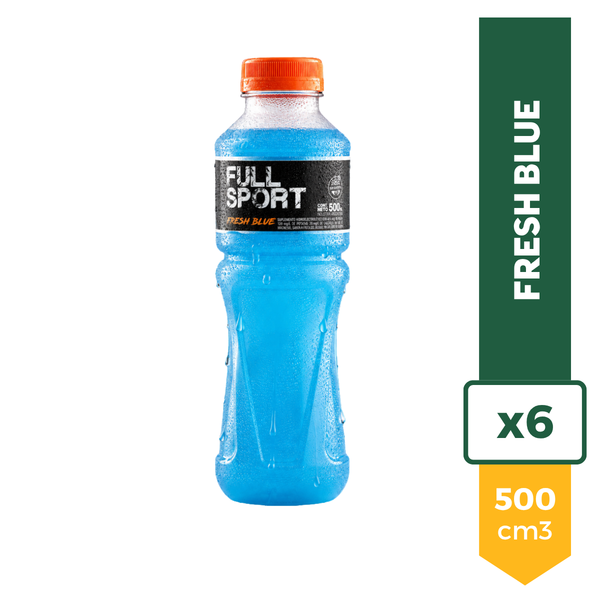 Agua Isotonica Full Sport Fresh Blue 500ml x6