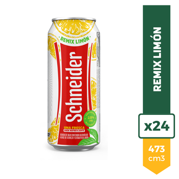 Cerveza Schneider Remix Limon 473ml x24