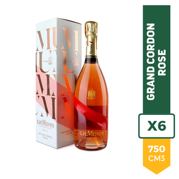 Champagne Mumm Grand Cordon Rose 750ml x6
