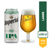 Pack X18 Cerveza Imperial Ipa India Pale Lata 473ml + Copa
