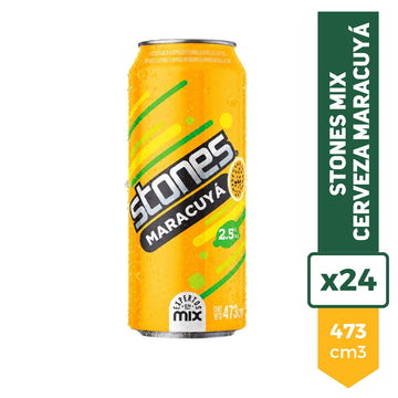 Cerveza Stones Mix Maracuyá 473ml x24
