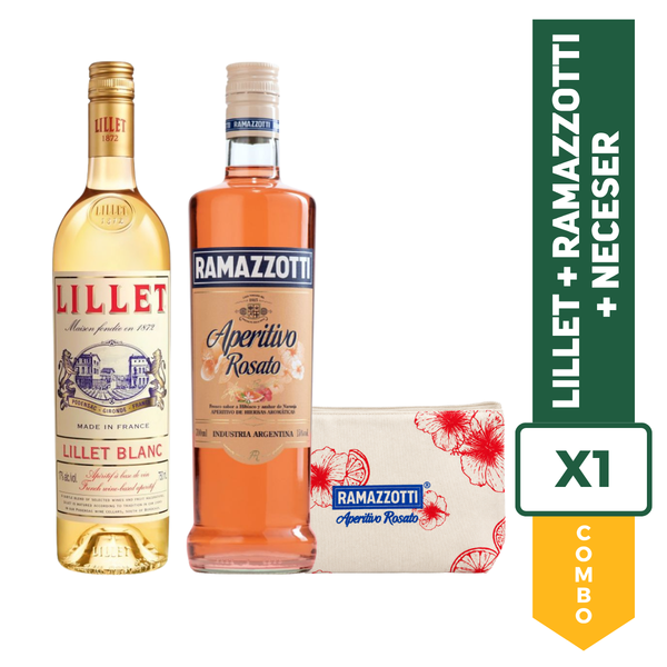 Combo Lillet Blanc + Ramazzotti Rosato + Neceser Ramazzotti