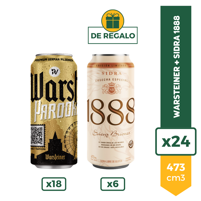 Combo Warsteiner + 1888