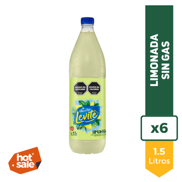 Agua Saborizada Levite Limonada Sin Gas 1.5L x6