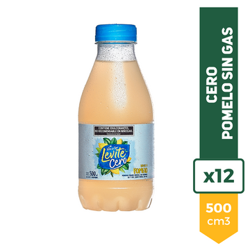Agua Saborizada Levite Cero Villa Del Sur Pomelo 500ml x12