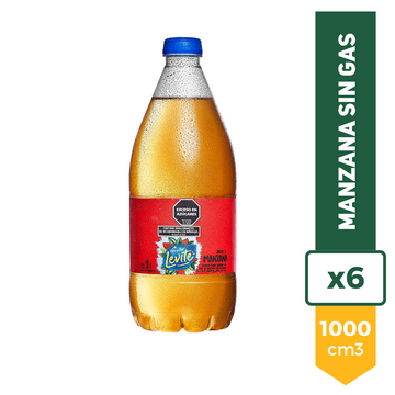 Agua Saborizada Levite Villa Del Sur Manzana 1 Lt x6