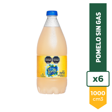 Agua Saborizada Levite Villa Del Sur Pomelo 1 Lt x6