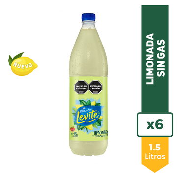 Agua Saborizada Levite Limonada Sin Gas 1.5L x6