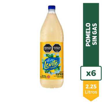 Agua Saborizada Levite Pomelo Sin Gas 2.25L x6