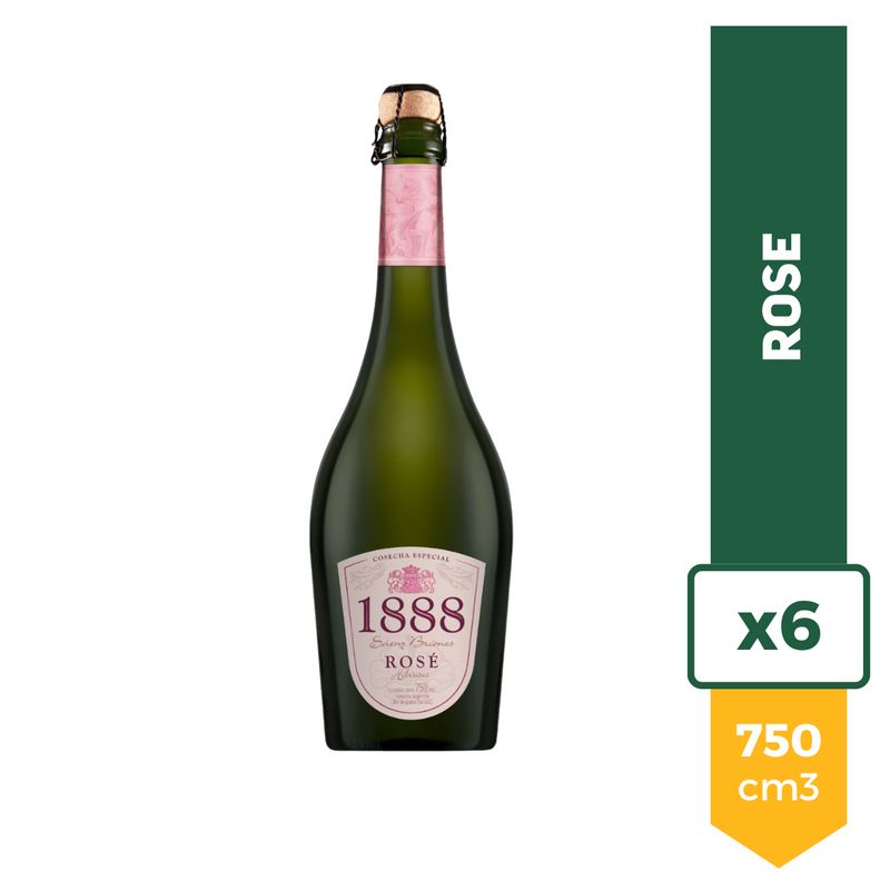 Sidra 1888 Rose Saenz Briones Cosecha Especial 750ml x6