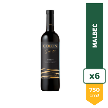 Vino Colon Selecto Malbec 750ml x6