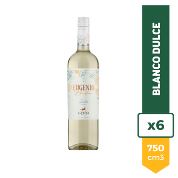 Vino Eugenio Bustos Blanco Dulce 750ml x6