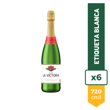 Sidra La Victoria Etiqueta Blanca 720ml x6