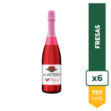 Sidra La Victoria Fresas 720ml x6