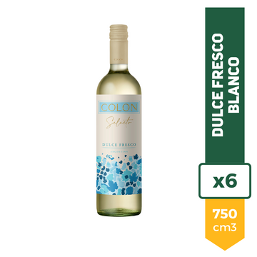 Vino Colon Selecto Dulce Fresco 750ml x6