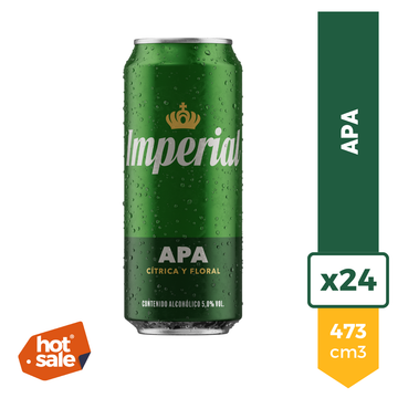 Cerveza Imperial APA 473ml x24