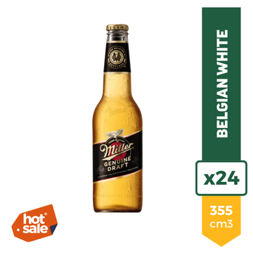 Cerveza Miller Rubia 330ml x24