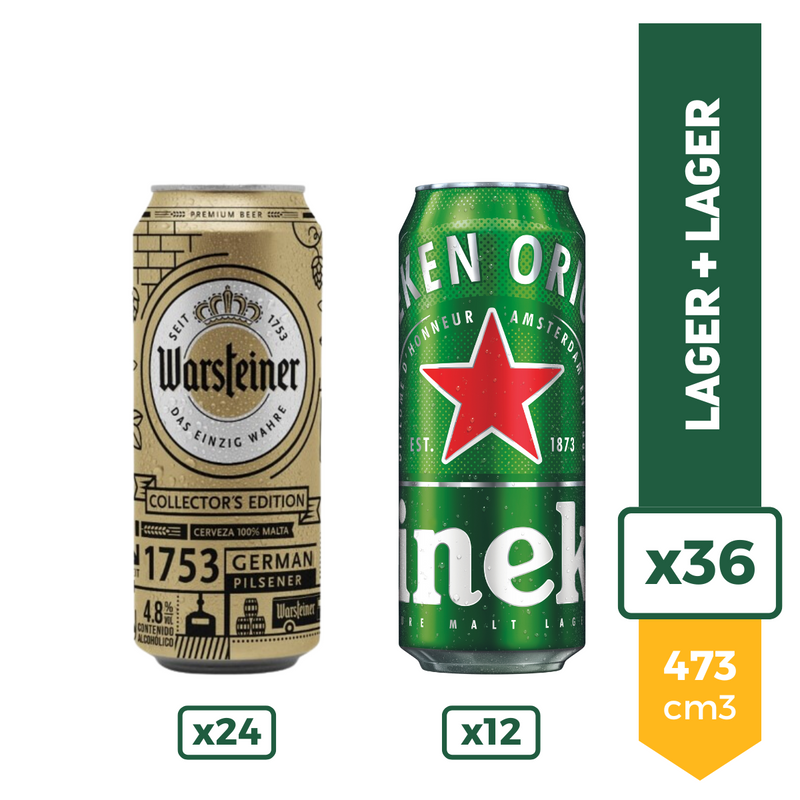 Heineken + Warsteiner