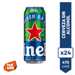 Cerveza Heineken 0.0 Sin Alcohol 473ml x24