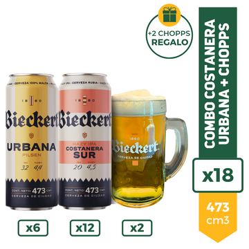 Combo Costanera Urbana + 2 Chopps