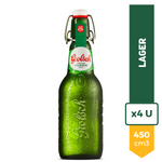 Pack X4 Cerveza Grolsch 450ml Porron Importada