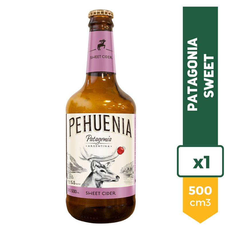 Sidra Pehuenia Patagonia Sweet  Sin TACC 500ml