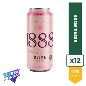 Sidra 1888 Rose Saenz Briones 473ml x12