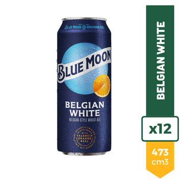 Cerveza Blue Moon Belgian White 473ml x12