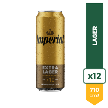 Cerveza Imperial Lager 710ml x12
