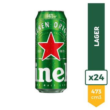 Cerveza Heineken Original 473ml x24