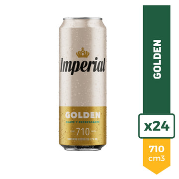 Cerveza Imperial Golden 710ml x24