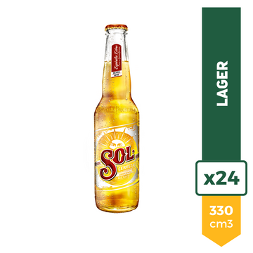 Cerveza Sol Liviana 330ml x24