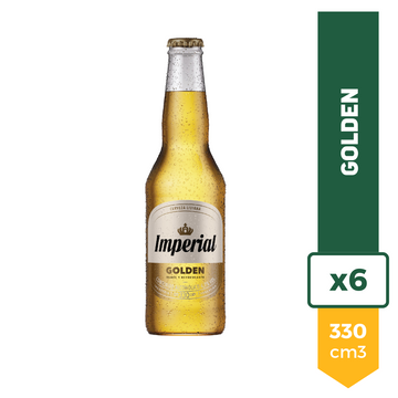 Cerveza Imperial Golden 330ml x6
