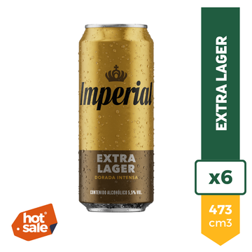 Cerveza Imperial Lager 473ml x6