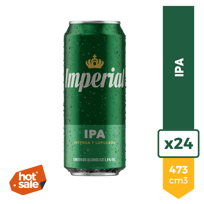 Cerveza Imperial IPA India Pale Ale 473ml x24