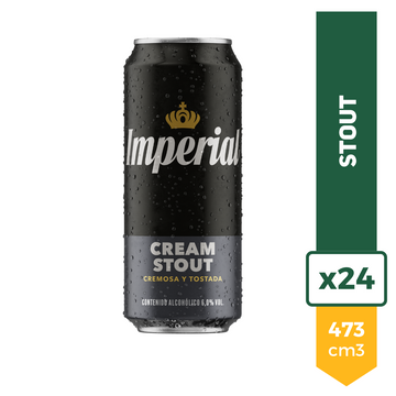 Cerveza Imperial Cream Stout 473ml x24