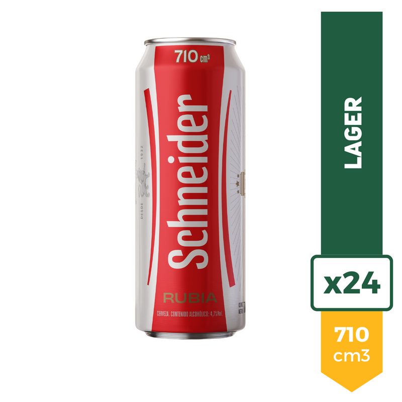 Cerveza Schneider Rubia 710ml x24