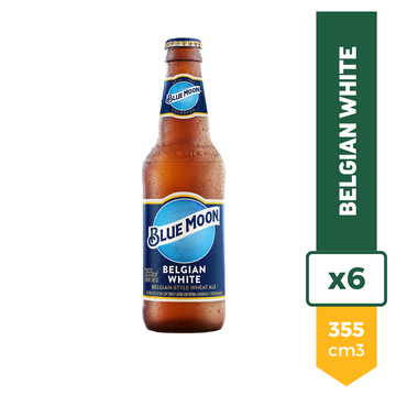 Cerveza Blue Moon Belgian White 355ml x6