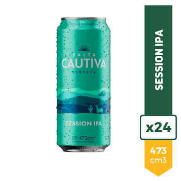 Cerveza Salta Cautiva Session IPA 473ml x24