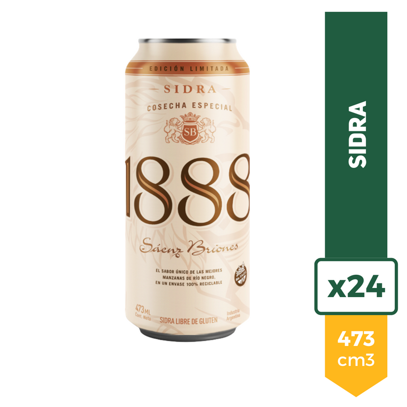 Sidra 1888 Saenz Briones 473ml x24