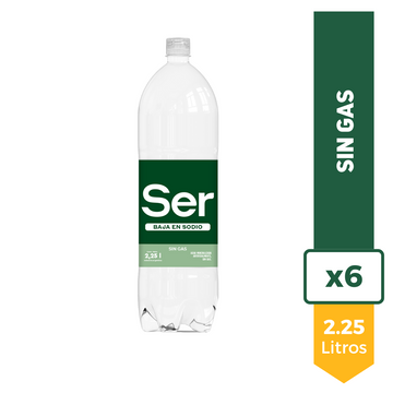 Agua Mineral Ser Sin Gas 2.25L x6