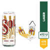 Pack X12 Cerveza Sol Rubia Lata 473ml + Reposera