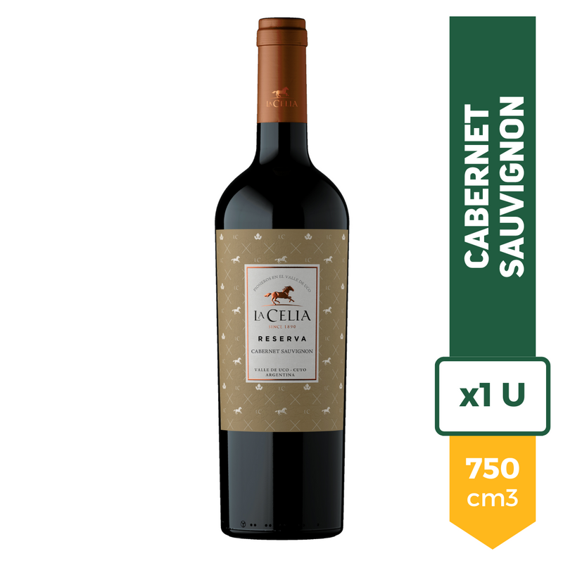 Vino La Celia Reserva Cabernet Sauvignon Tinto 750ml