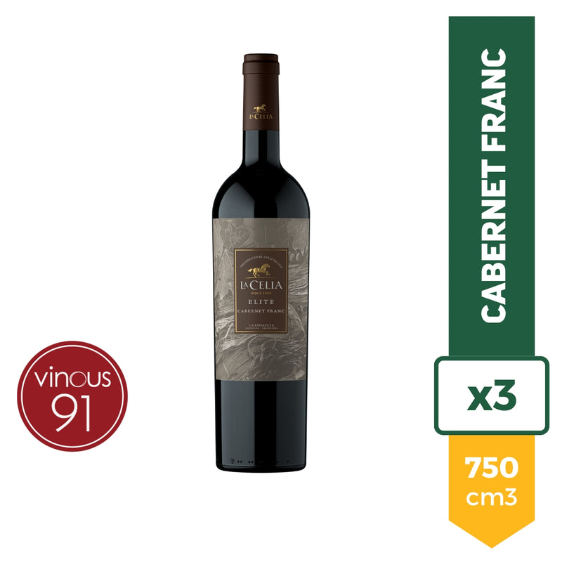 Vino La Celia Elite Cabernet Franc 750ml x3