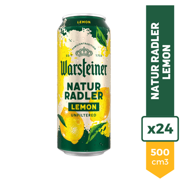 Warsteiner Natur Radler Lemon 500ml x24